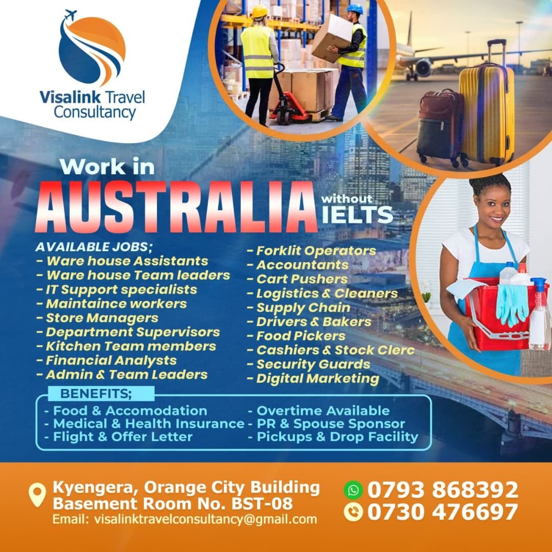 Australia work opportunity poster