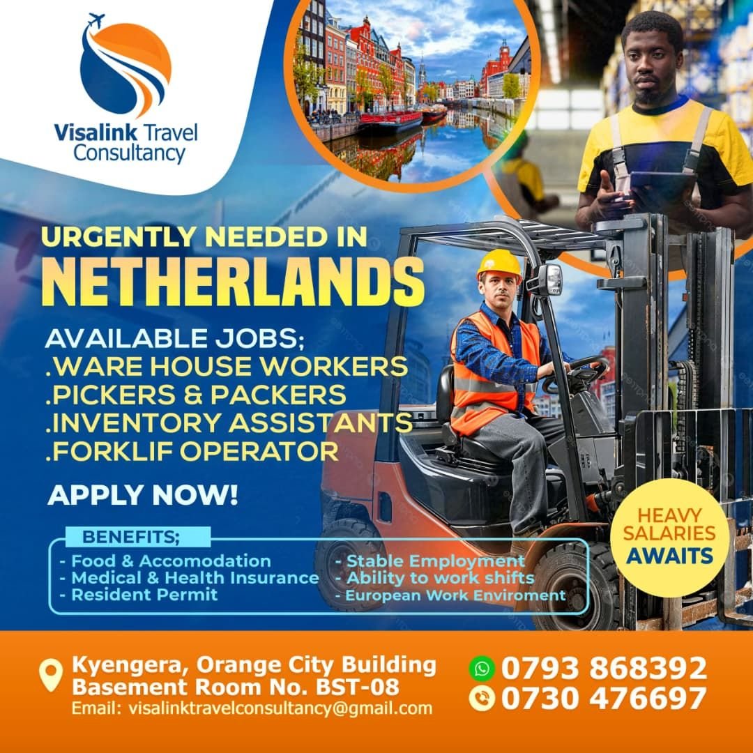 Netherlands work opportunity poster
