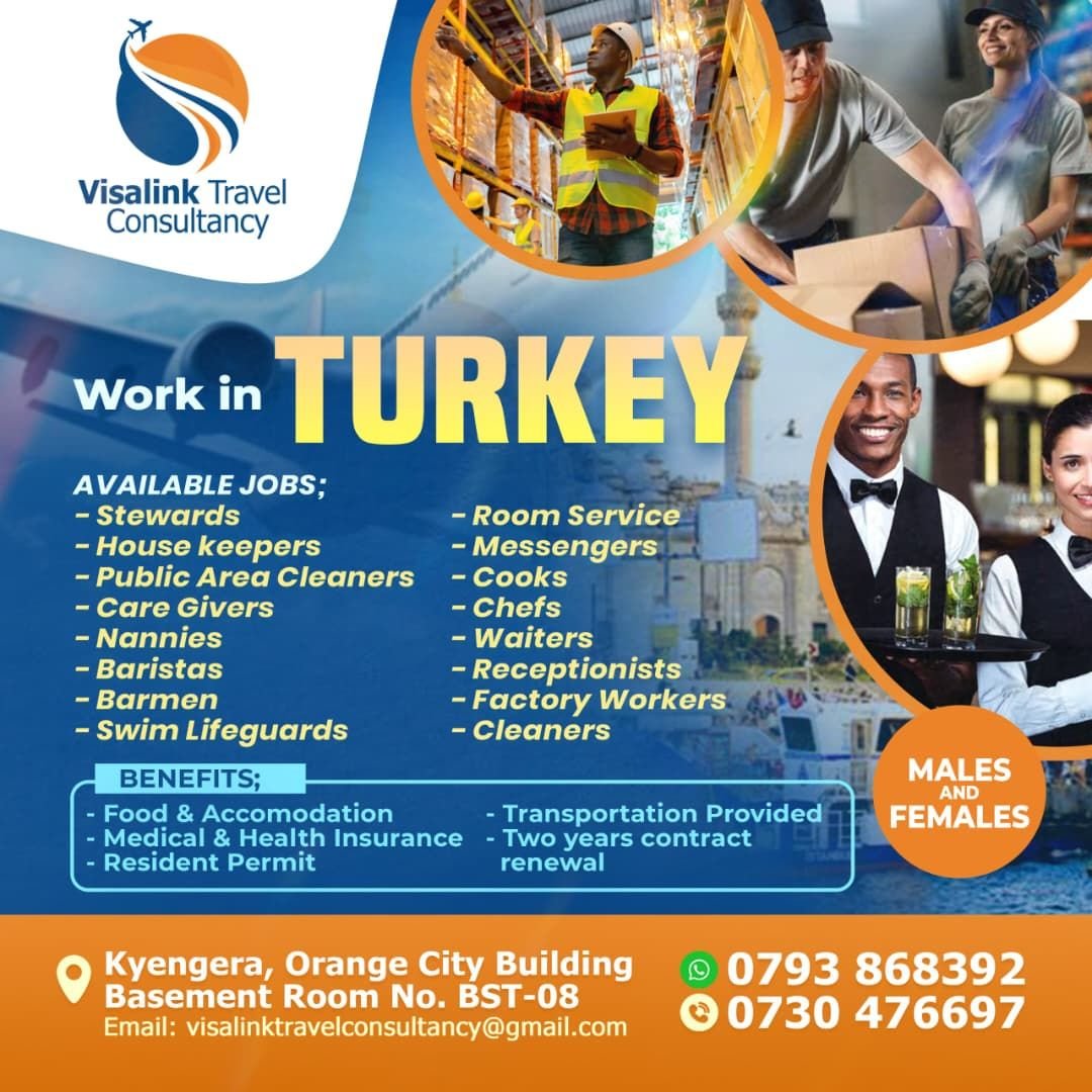 Turkey work opportunity poster